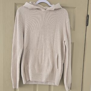 Banana Republic Cream Hooded Sweater